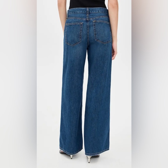 NWT Anthropologie ASKK NY Deep Blue Flare Jeans - Picture 2 of 8